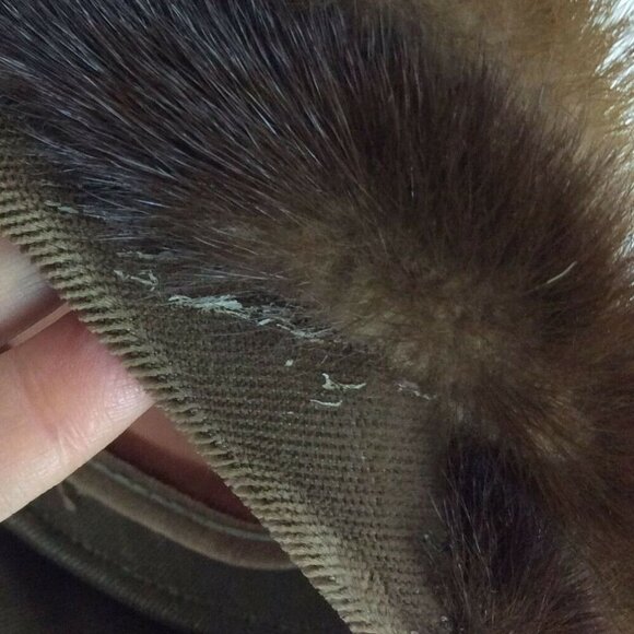 Vintage Mink & Velvet Pillbox Hat With Real Fur Classic Style 1960s - Picture 8 of 8